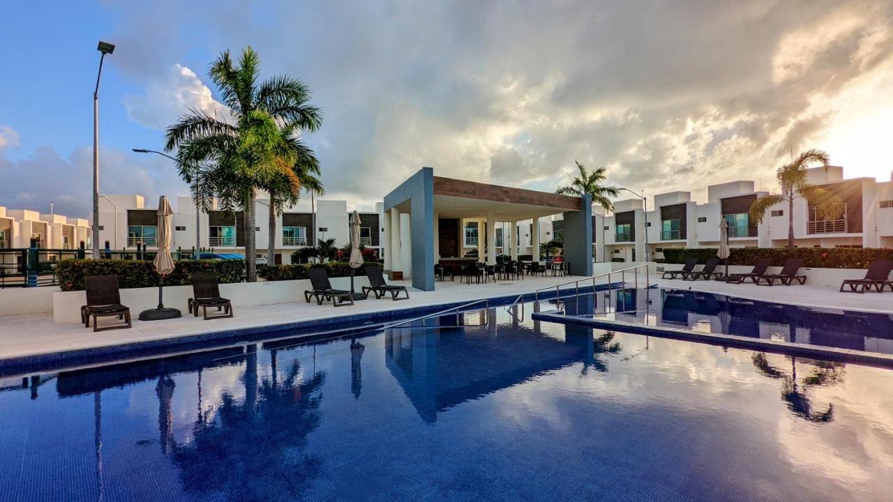 Kings Home - Big Modern House With Pool 坎昆 外观 照片
